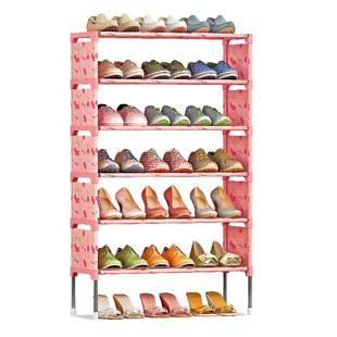 简易鞋架子家用门口收纳神器宿舍室内好看多层收纳窄小鞋柜经济型