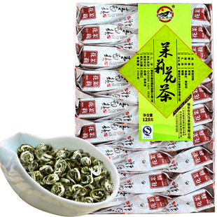 福农秀峰茉莉花茶玉螺王2025新茶叶特级浓香型福建绿茶独立小包装