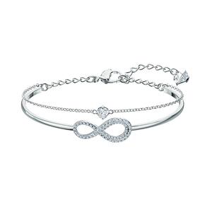 施华洛世奇 SWAROVSKI INFINITY 女手镯 简约轻奢小众