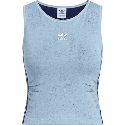 滔搏adidas阿迪达斯三叶草女子FAKE DENIM背心运动无袖吊带KE3891