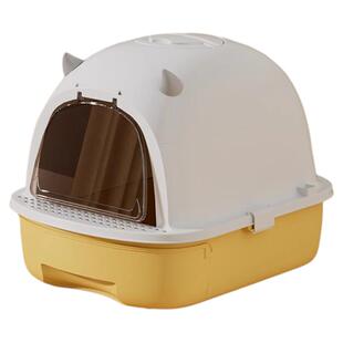 猫砂盆防臭全封闭式超大号猫厕所防外溅猫沙盆子特大号专用猫屎盆