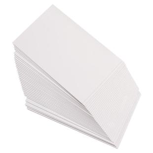 绘画空白小卡片荷兰白卡迷你卡片纸加厚DIY手绘涂鸦自制明信片硬质白卡片纸英语单词拼音识字