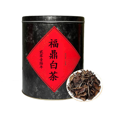 福鼎白茶2016年一级寿眉散茶桶装高性价比口粮茶铁罐装枣香老白茶