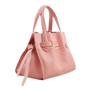 POURCHET/宝榭法国新款时尚可爱粉色手提包包女士小众简约蜻蜓包