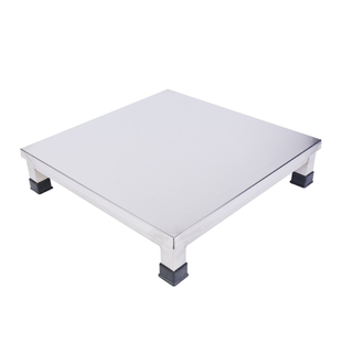 304加厚不锈钢板托架米面地台架子支架花盘打印机底座隔板置物架