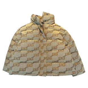 2025秋冬亲子装 一家三口派克羽绒棉衣母子母女装小众设计感棉服