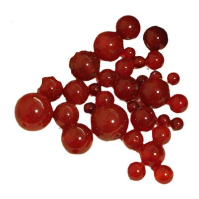 古风发簪红玛瑙半成品散珠