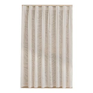 柜子遮挡帘衣柜门帘防尘帘免打孔滑轨道置物架橱柜帘装饰美观纱帘