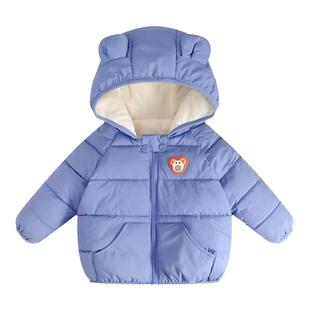 宝宝冬装外套羽绒棉衣服男童女小孩男1一周岁2岁半3岁多4到5加绒6