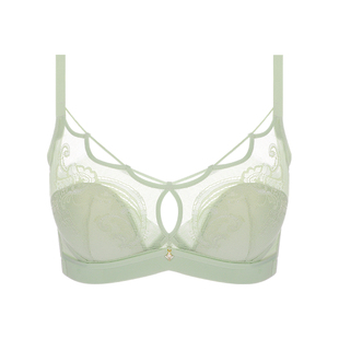 贵夫人蚕丝内衣女大胸显小超薄聚拢调整型收副乳小胸薄款文胸套装