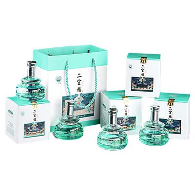 二宜楼100ml52度白酒礼盒装
