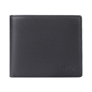 CheekKiss男士钱包真皮短款新款小众简约软牛皮钱夹潮牌节日礼物