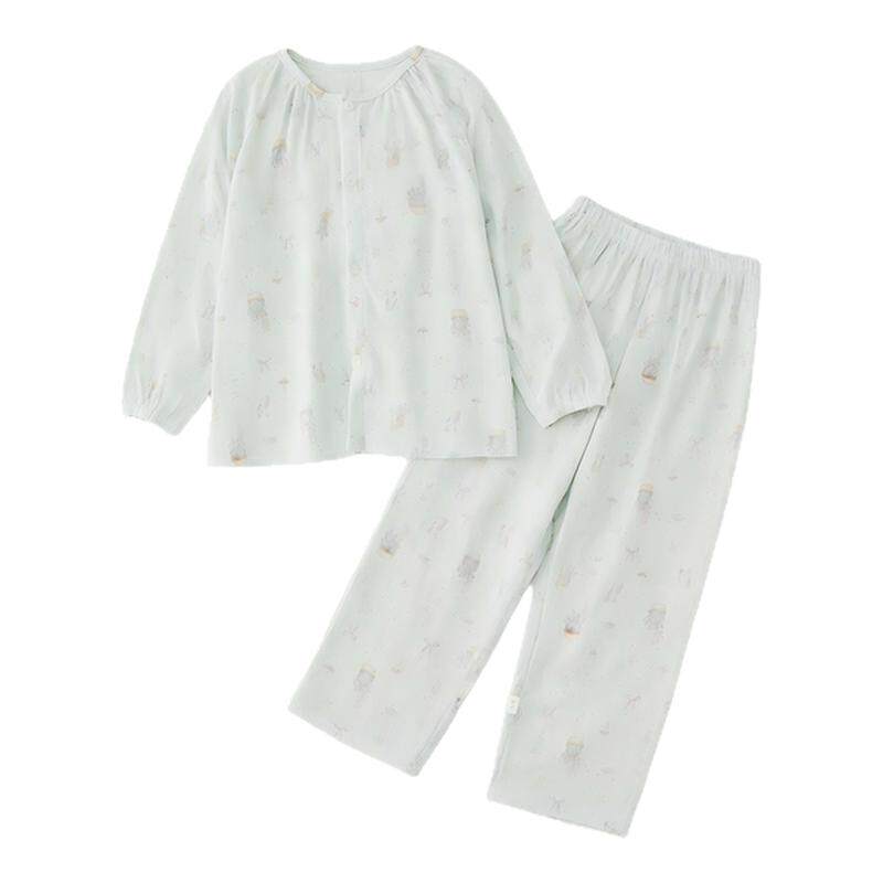蕾蒂巴蒂春夏轻薄纱布亲子家居服