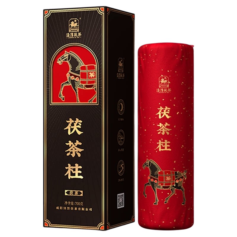泾渭茯茶茯茶手筑传统工艺