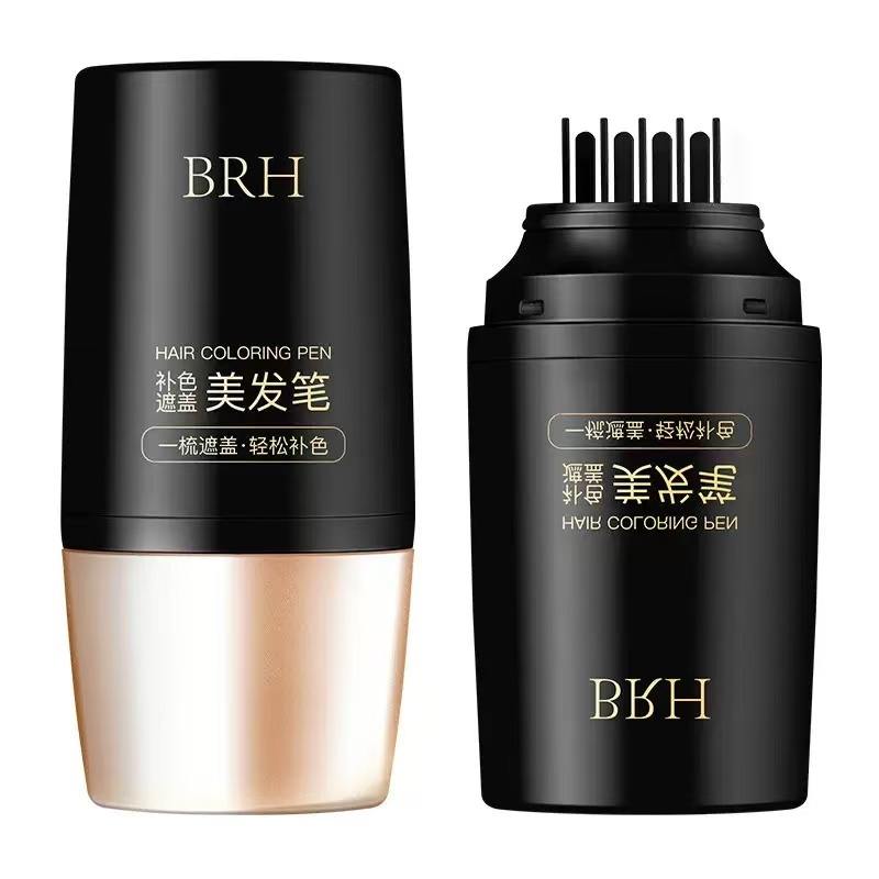 美发棒遮盖白发神器植物纯一次性染发笔不掉色黑发补色补发根正品