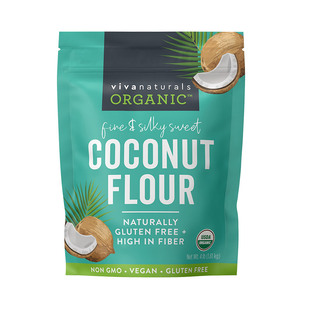 vivanaturals美国进口有机纯椰子粉1810g高膳食纤维早餐即冲即饮