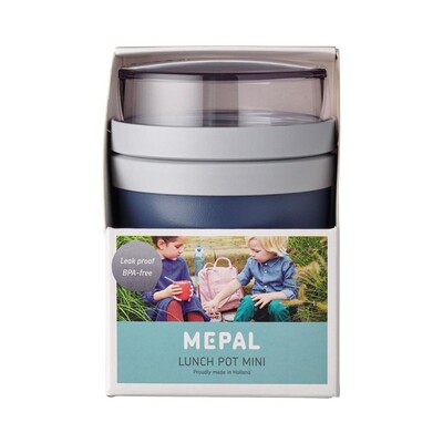 原装进口荷兰MEPAL牛奶杯早餐杯燕麦片杯便携轻食小容量双层分隔