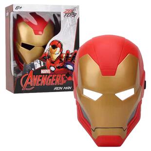 中动玩具儿童面具漫威超级英雄美国队长蜘蛛侠角色扮演演出男孩