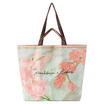 NINA ENYA/妮娜恩雅&MoChen艺术家联名购物袋单肩斜挎大容量大包