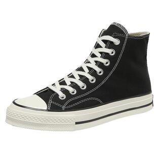 人本高帮男鞋情侣款帆布鞋1970s黑色休闲鞋韩版潮板鞋百搭女鞋子