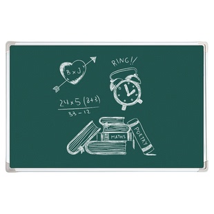 黑板挂式白板家用教学培训儿童磁性小黑板墙贴单双面教师涂鸦绿板办公可擦支架式白板学生学习粉笔写字板画板