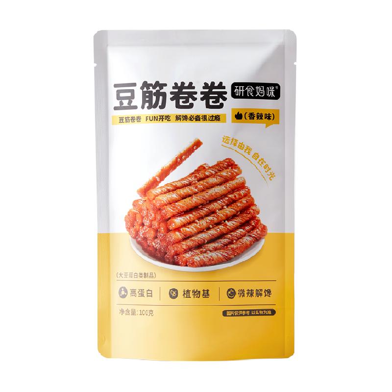 十月结晶研食妈咪豆筋卷卷孕妇零食孕期休闲解馋怀旧儿时辣条面筋