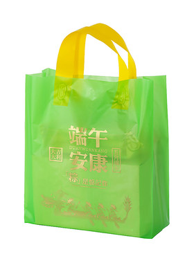 端午安康绿色粽子包装手提礼品袋