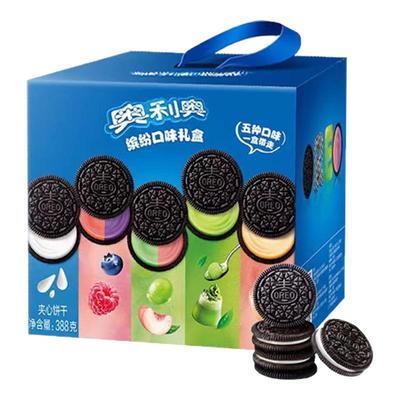 奥利奥夹心饼干388g缤纷礼盒装