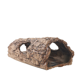 爬宠躲避屋鱼缸造景躲避屋乌龟晒台蜥蜴守宫树洞躲避窝复活岛石像