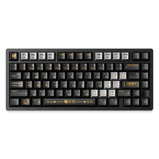 VGN闪电磁轴键盘75电竞客制化Gasket铝坨坨热插拔无畏契约游戏RT