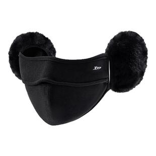 特步耳罩防寒保暖口罩男士冬季防风加厚骑车面罩耳套二合一护耳女