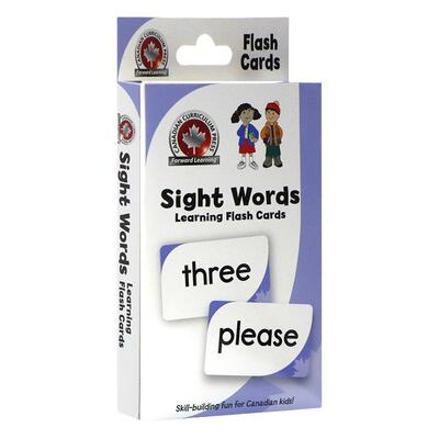 高频词闪卡英文原版加拿大教辅