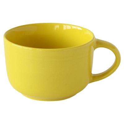 黄色燕麦杯汤杯可入微波炉