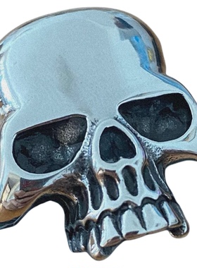 黑色骷髅头欧美朋克风钛钢戒指