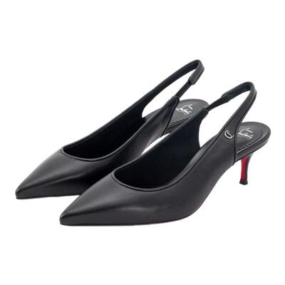 CHRISTIAN LOUBOUTIN 春季新款女士尖头中跟鞋银泰百货精品301574