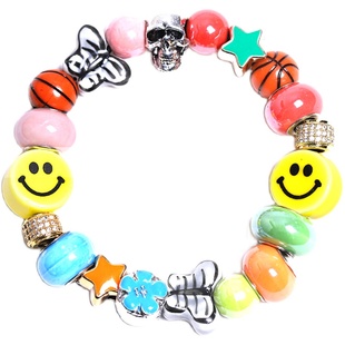 Various beads bracelet LUXTA原创设计手链 男女嘻哈手串潮个性
