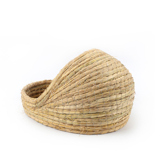 兔子窝草窝豚鼠仓鼠龙猫窝 手工编织宠物兔子窝兔子屋过冬保暖