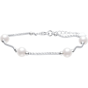 潮宏基闪耀银河s925银仿珍珠项链银饰ins高级感仙女礼物小*书推荐