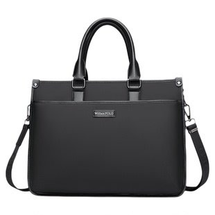 英皇保罗手提公文包男商务通勤包休闲大容量斜挎防泼水尼龙电脑包