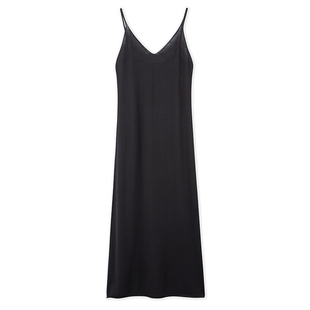 GOBI戈壁夏季纯色基础款时尚百搭女士羊绒丝绸吊带裙WK670