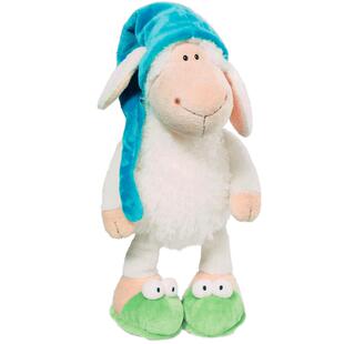 德国NICI羊睡帽羊咩咩羊公仔小羊安抚娃娃玩偶抱枕毛绒玩具女孩
