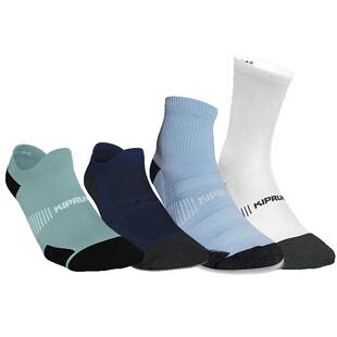 迪卡侬旗舰店 跑步袜运动袜篮球白袜子夏季男短袜长袜健身袜OVA1