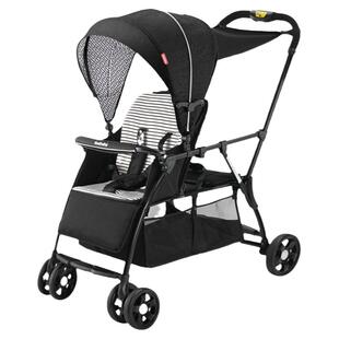 二胎神器大小宝双胞胎婴儿推车轻便折叠前后可坐躺儿童双人手推车