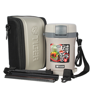 tiger虎牌便当盒学生保温饭盒三层保温桶多层餐盒日本LWU-B17C