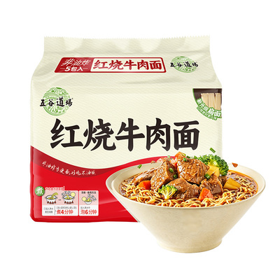 五谷道场非油炸面多味混合速食