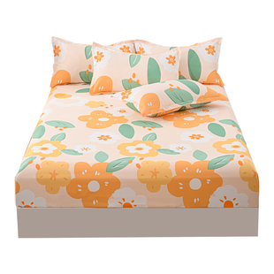 纯棉床笠床垫保护罩100全棉床笠罩床罩单件席梦思保护套全包宿舍