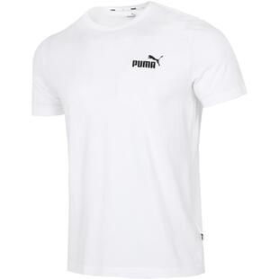 茵特丨Puma彪马白色t恤男半袖体恤夏季新款男士上衣健身运动短袖