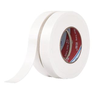 白色泡沫双面胶泡棉高粘度强力墙面相框胶贴广告牌玻璃贴KT板固定胶带防水减震缓冲隔音胶条加厚海绵双面胶带