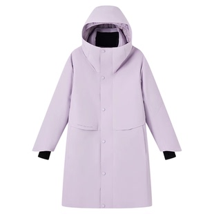 【三防长款鹅绒】英氏儿童羽绒服冬季男女童长款户外极寒冲锋外套