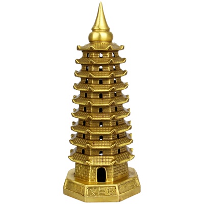黄铜朴器九层十三文昌塔